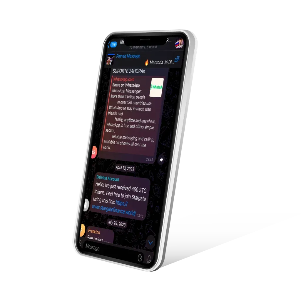 Bônus 1 - Grupo Telegram